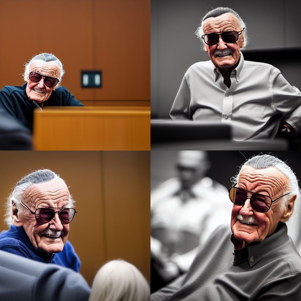Stan Lee in court