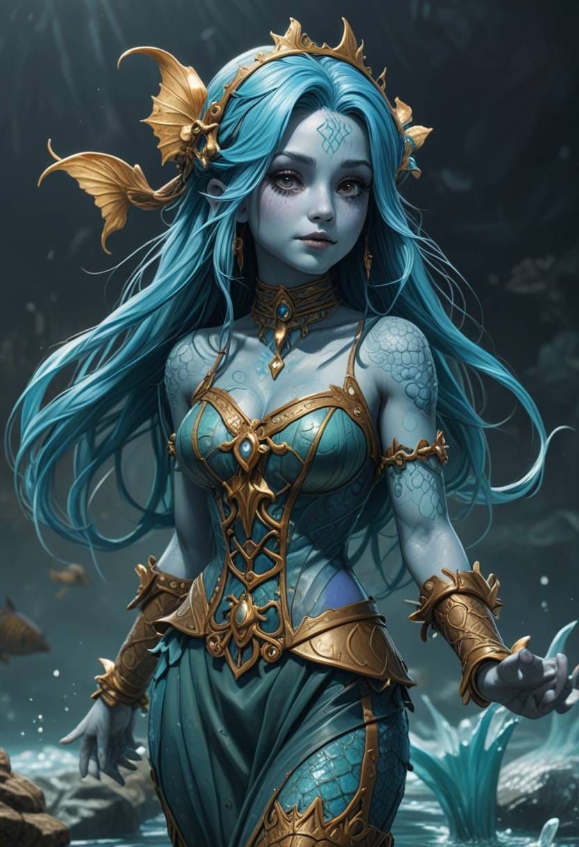 a merchant merfolker