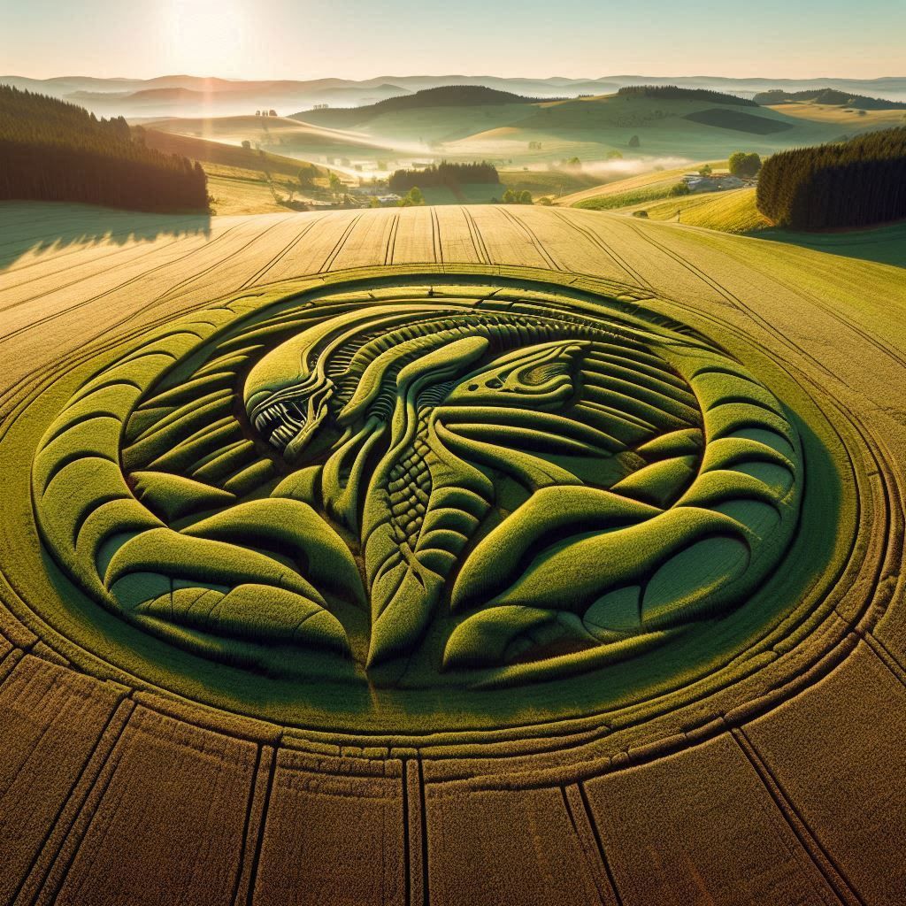 Xenomorph crop circle