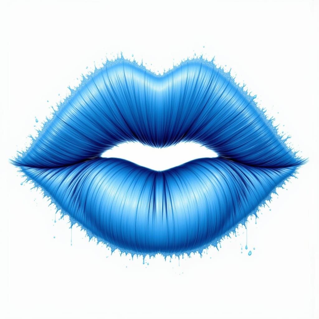 light blue kiss<lora:The LightBlue of Red:1.0>