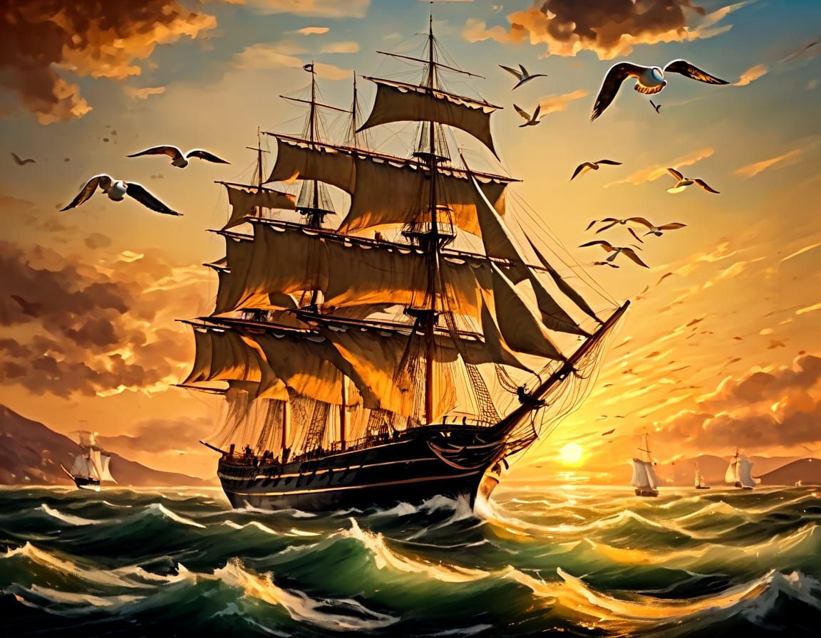 1542, the ship San Salvador, the Portuguese flagship of explorer Juan Rodríguez Cabrillo.