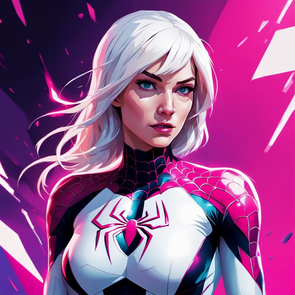 spider Gwen - AI Generated Artwork - NightCafe Creator