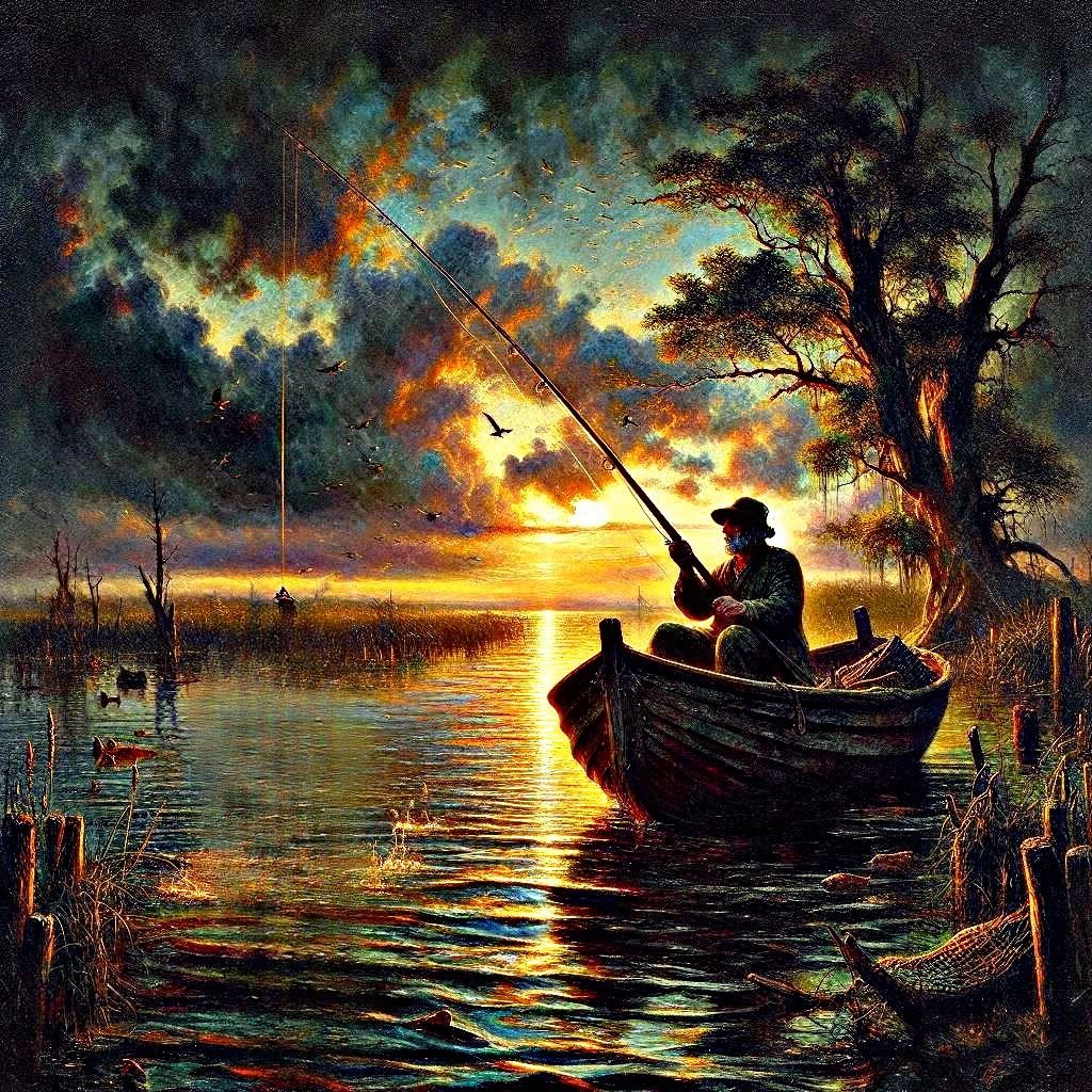 Casting Lines at Sunset  by @Uwork