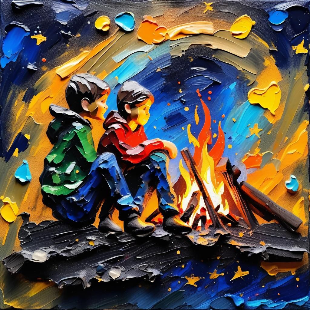 Campfire - AI Generated Artwork - NightCafe Creator