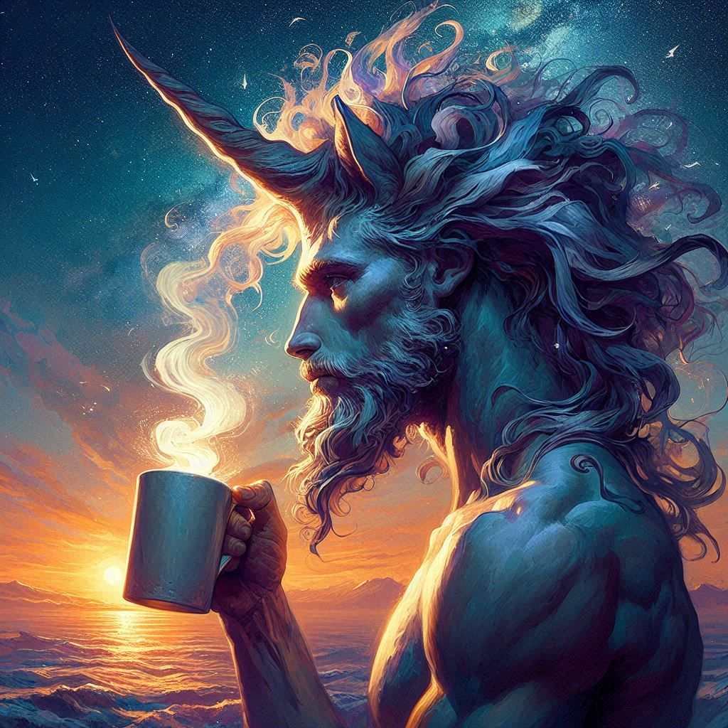 Unicorn and coffee