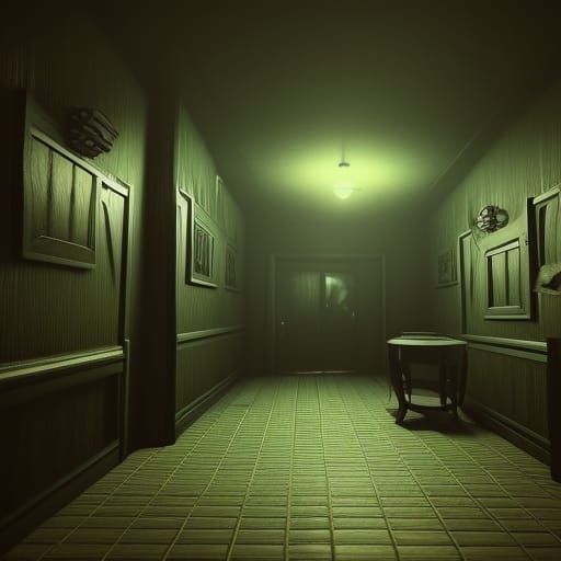 dark Creepy motel - AI Generated Artwork - NightCafe Creator