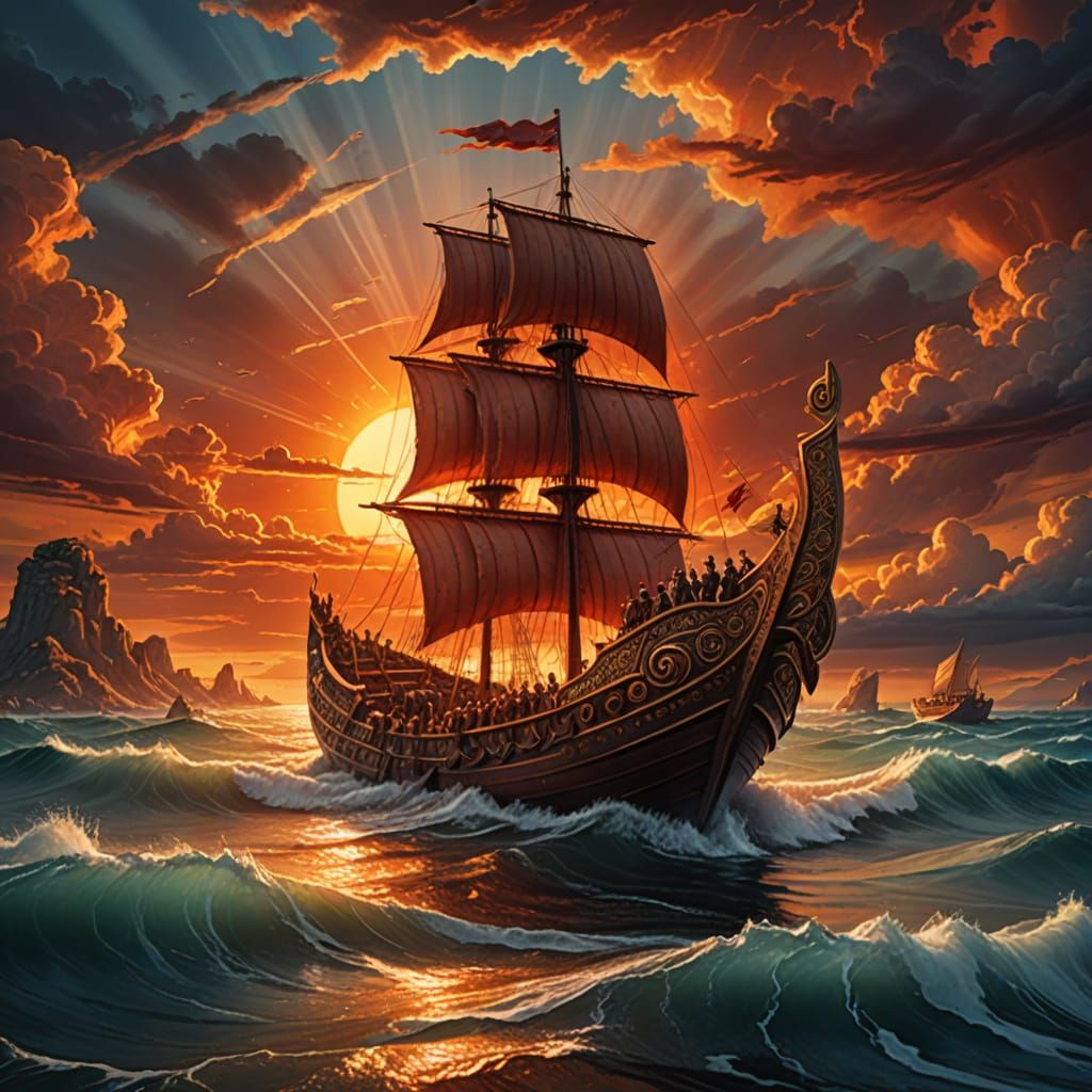 Roman Ship  by @Trekker