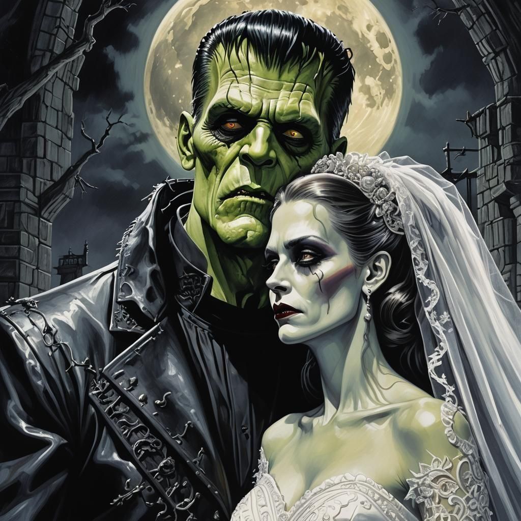 the original movie Frankenstein and the Bride of Frankenstein