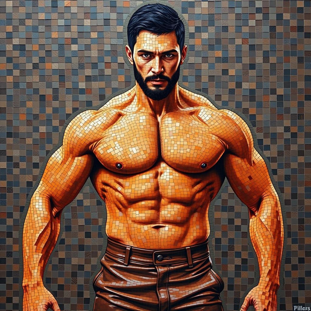 The Mosaic Beefcake  by @berly