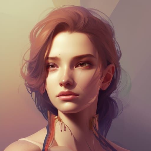 wuts that thing on her neck - AI Generated Artwork - NightCafe Creator