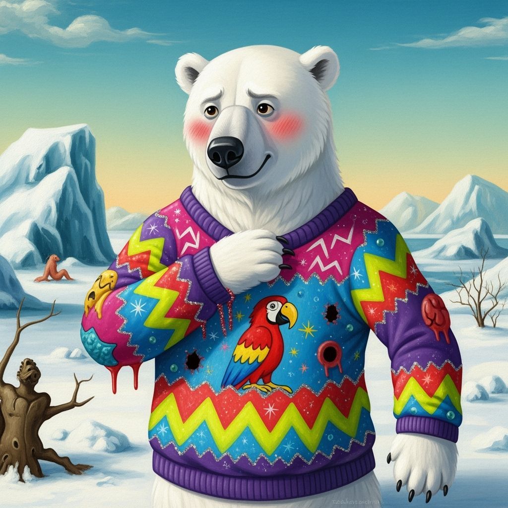 Ugly Sweaters.    Daily Challenge #1140  by @Charleen