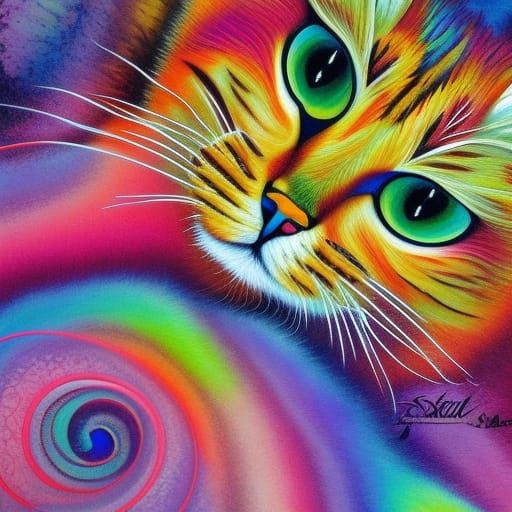 Cat painting