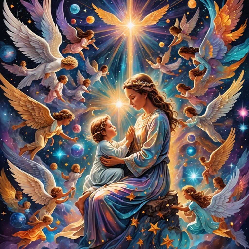 The many aspects of motherhood like angels from above