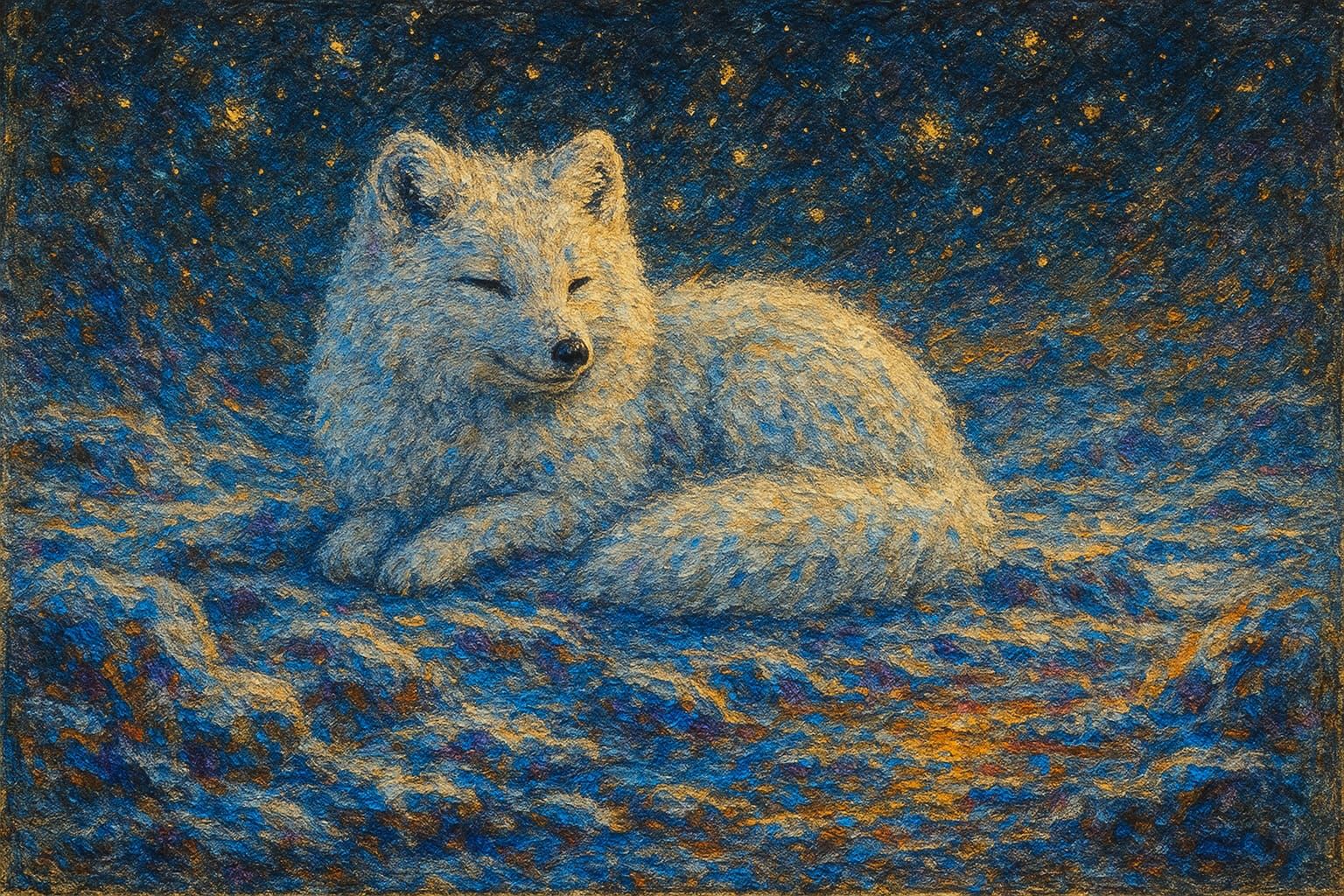 Relaxed Arctic Fox.