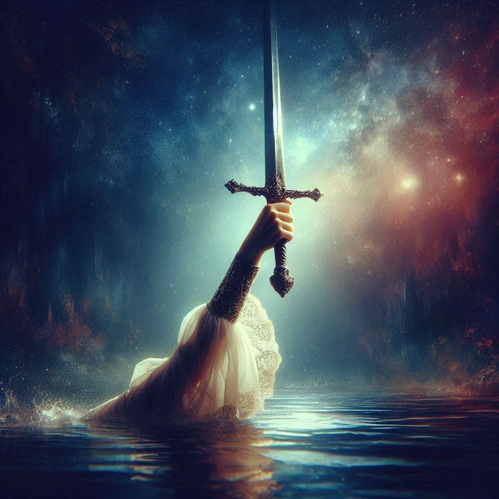 ″‘I am the Lady of the Lake,’ she said, ‘and I am come to te...