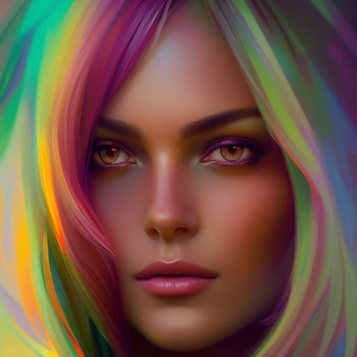 Prismatic glow - AI Generated Artwork - NightCafe Creator