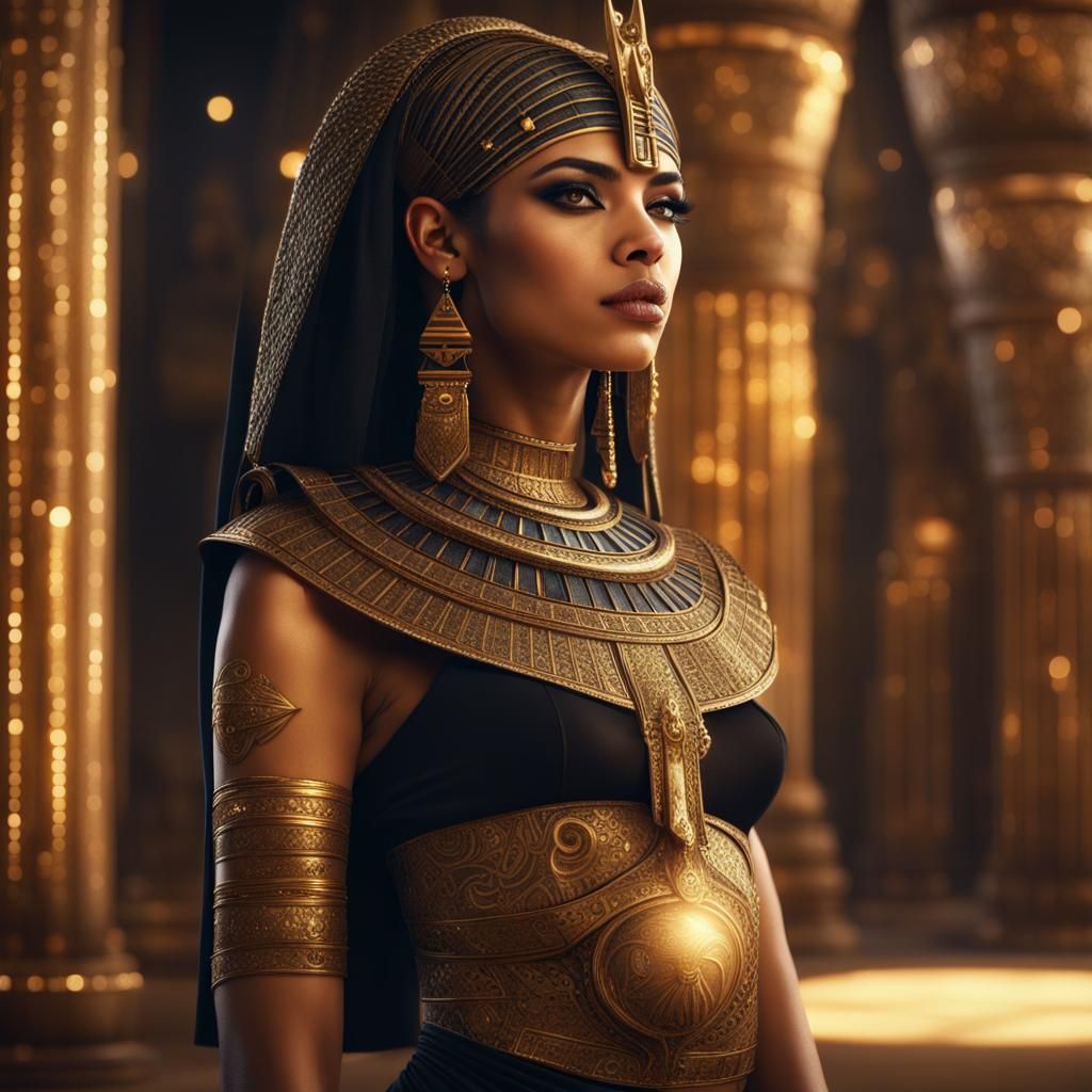 Egyptian Goddess - AI Generated Artwork - NightCafe Creator