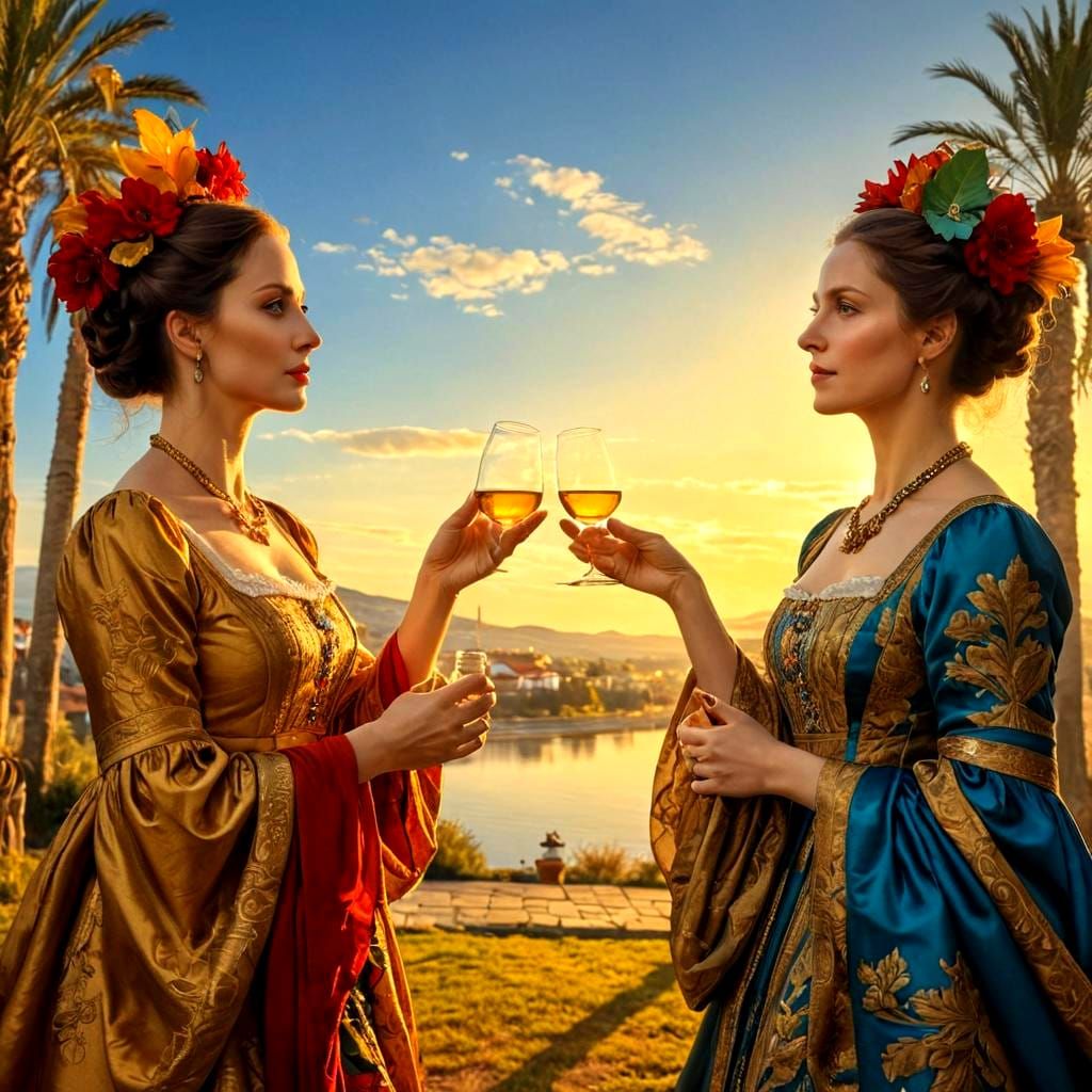 Radiant Portrait of a Charismatic Lady in Hyperrealism Style