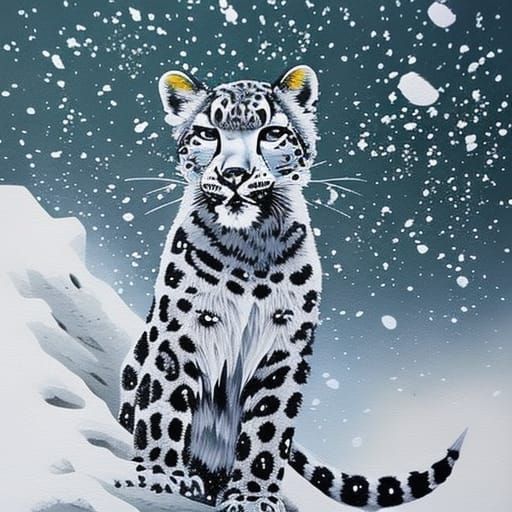 Snowy - AI Generated Artwork - NightCafe Creator