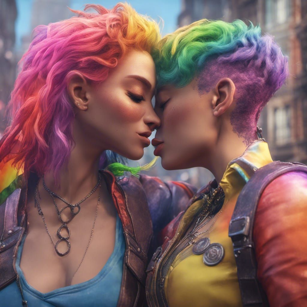 Rainbow Love  by @Kaos Lord