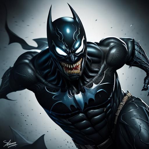 Venom symbiote merged with Batman - AI Generated Artwork - NightCafe ...