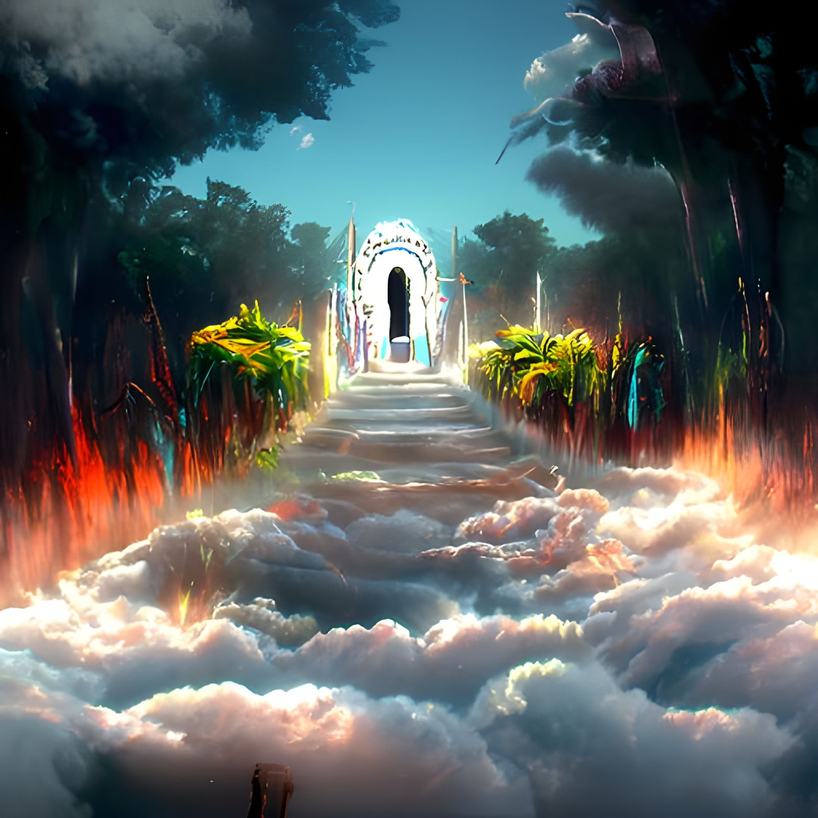 Doorway to the Beyond AI Generated Artwork NightCafe Creator