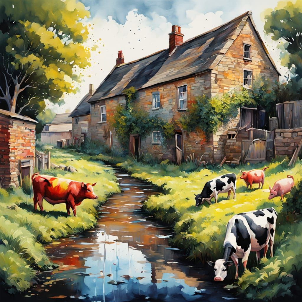 The old farmhouse  by @Peardrop