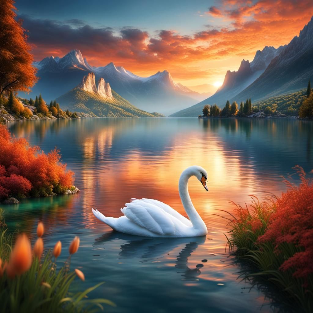 Swan Lake  by @Papy Ion