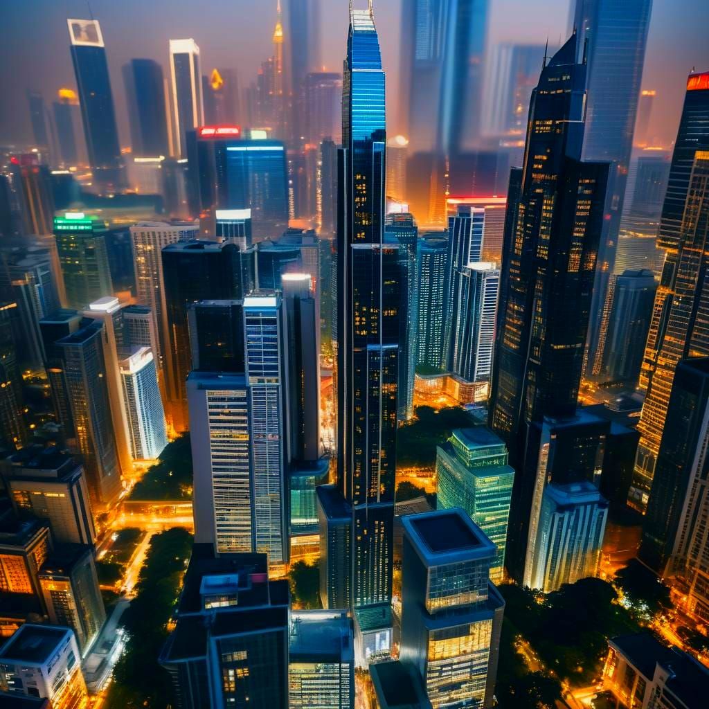 It is such a marvelous sight of the tall skyscrapers which b...