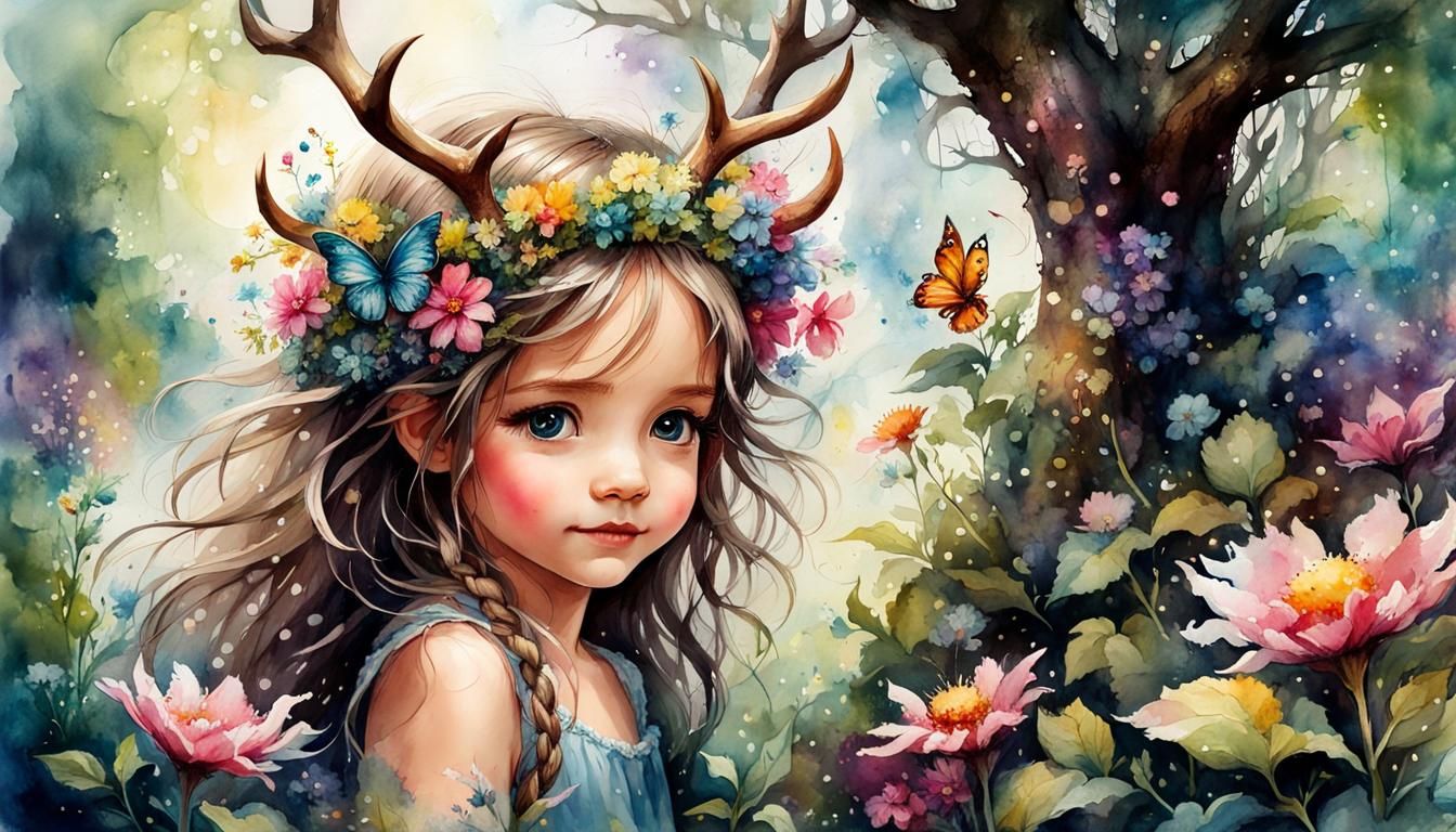 A fairy child  by @MacMikkola