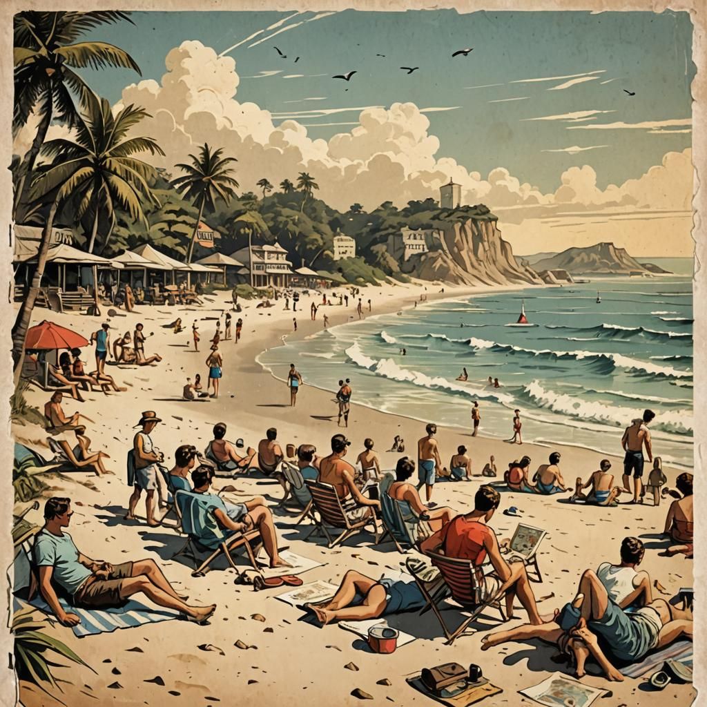 A postcard from the 1920s  by @Black Cat