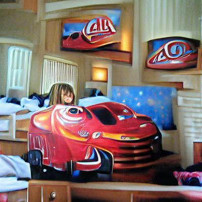 ally staying at the cars hotel