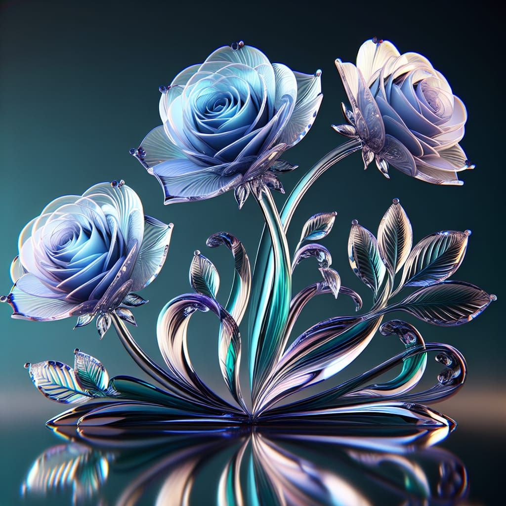 GLASS ROSES 6