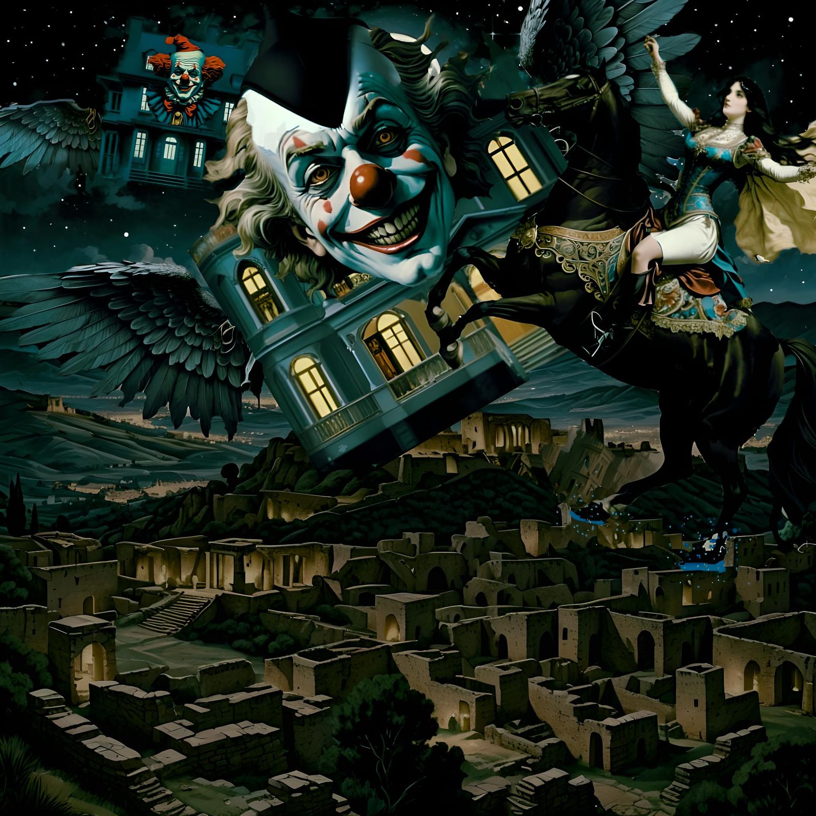 Magic Sherri Battles The Flying Clown Houses of the Death Go...