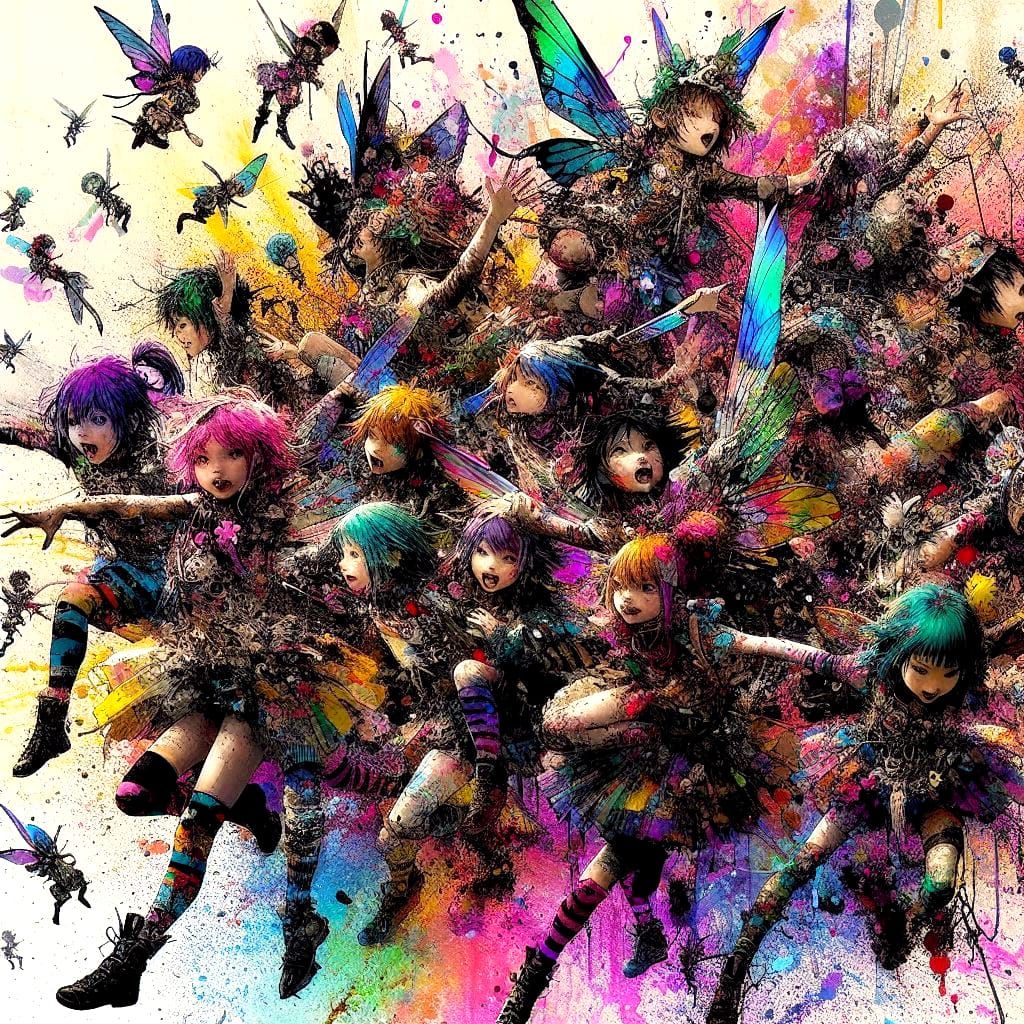 Gothic Urban Faeries Swarm