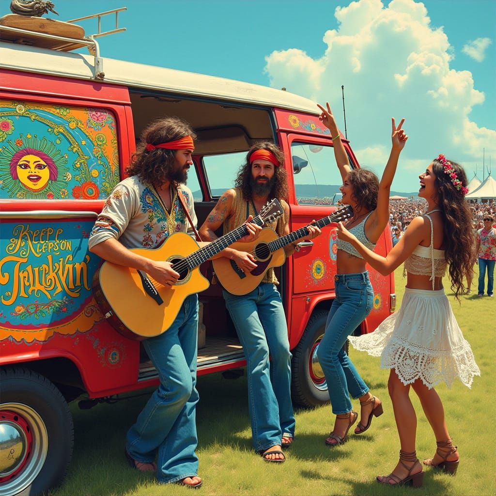 Keep on Truckin'  by @Kata Lianna Tanaii