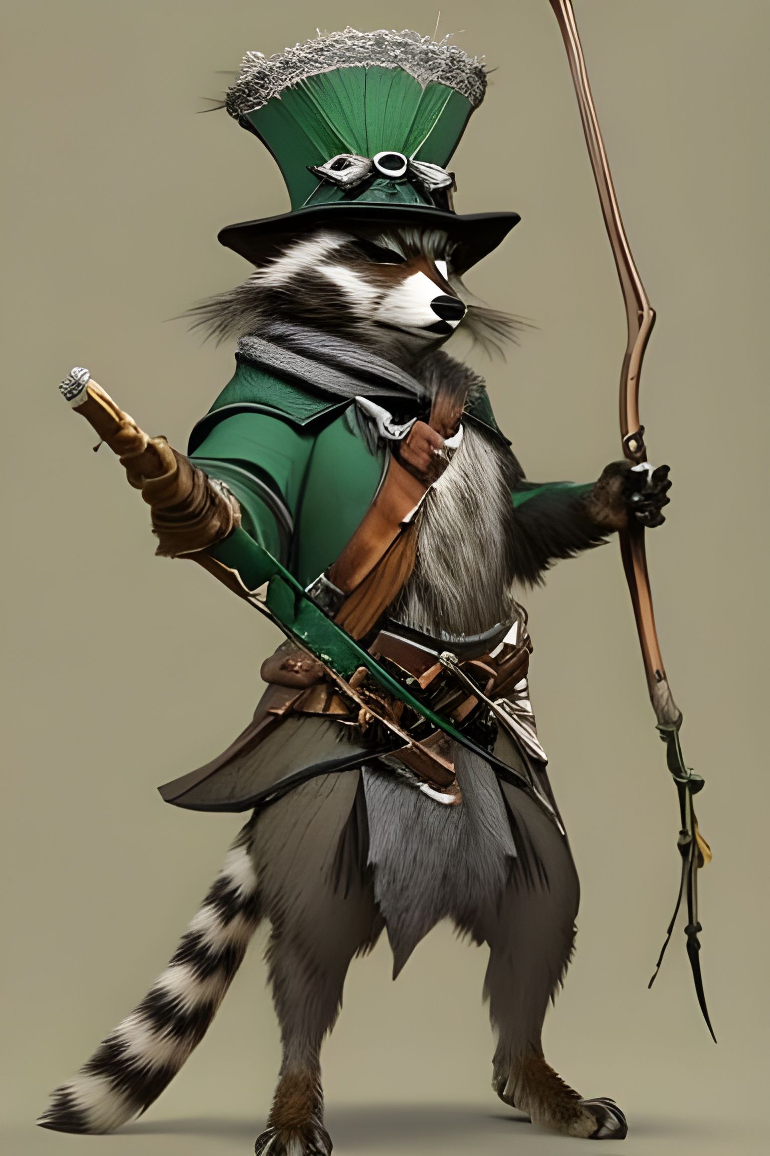 Forester raccoon  by @Harmanna