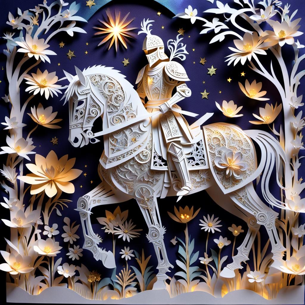 Kirigami knight