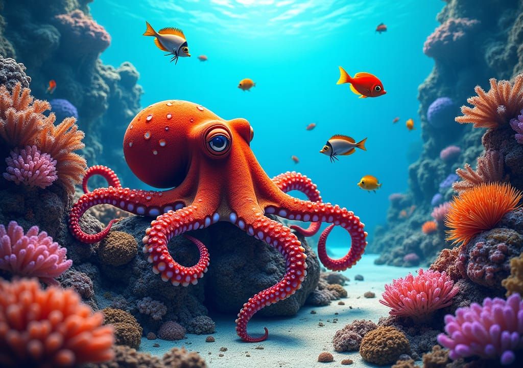 Coral reef  by @Staircase Flash