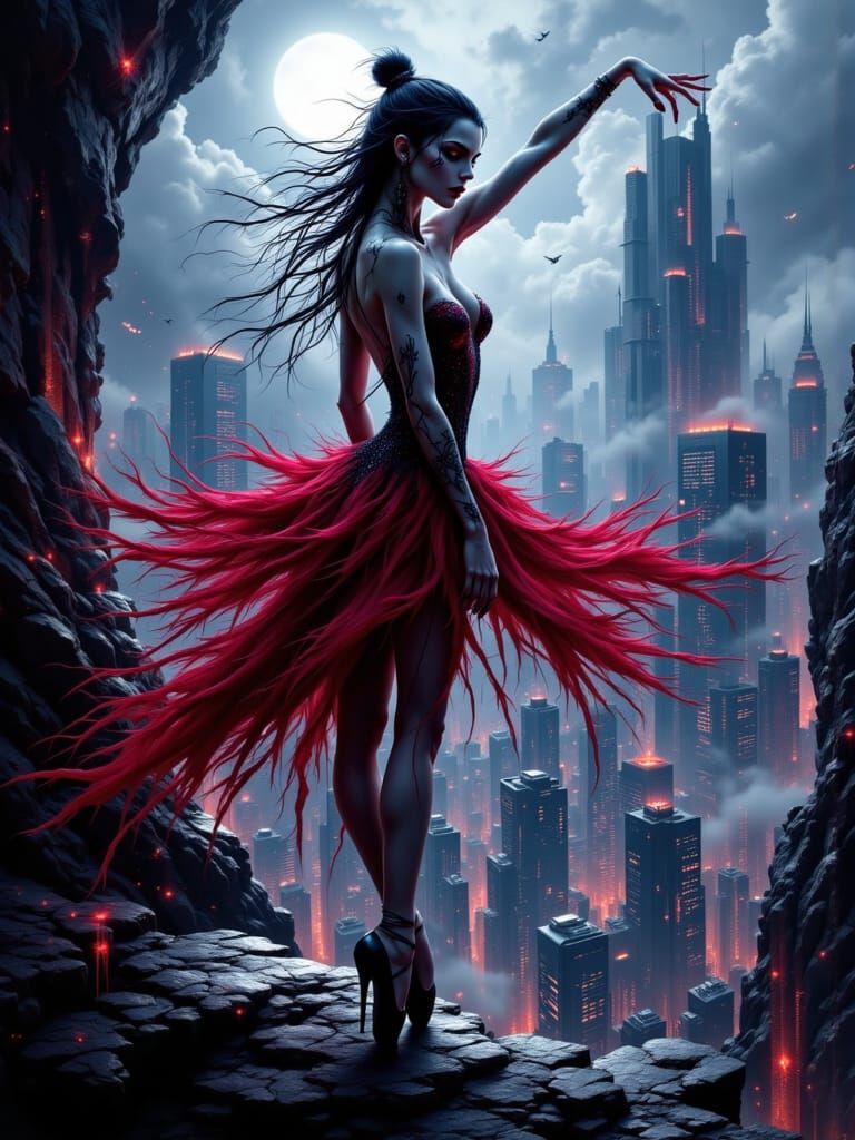 Vampiress; predator and prey.