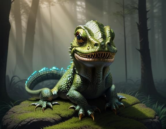 A female amphibioid. 3D Game Cinematic Feel, Epic 3D Videoga...