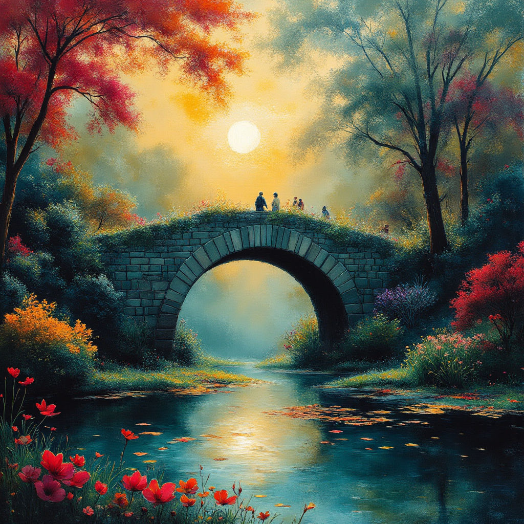 Old Arched Stone Bridge #2