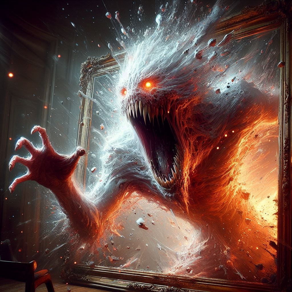 They say mirrors are gateways...