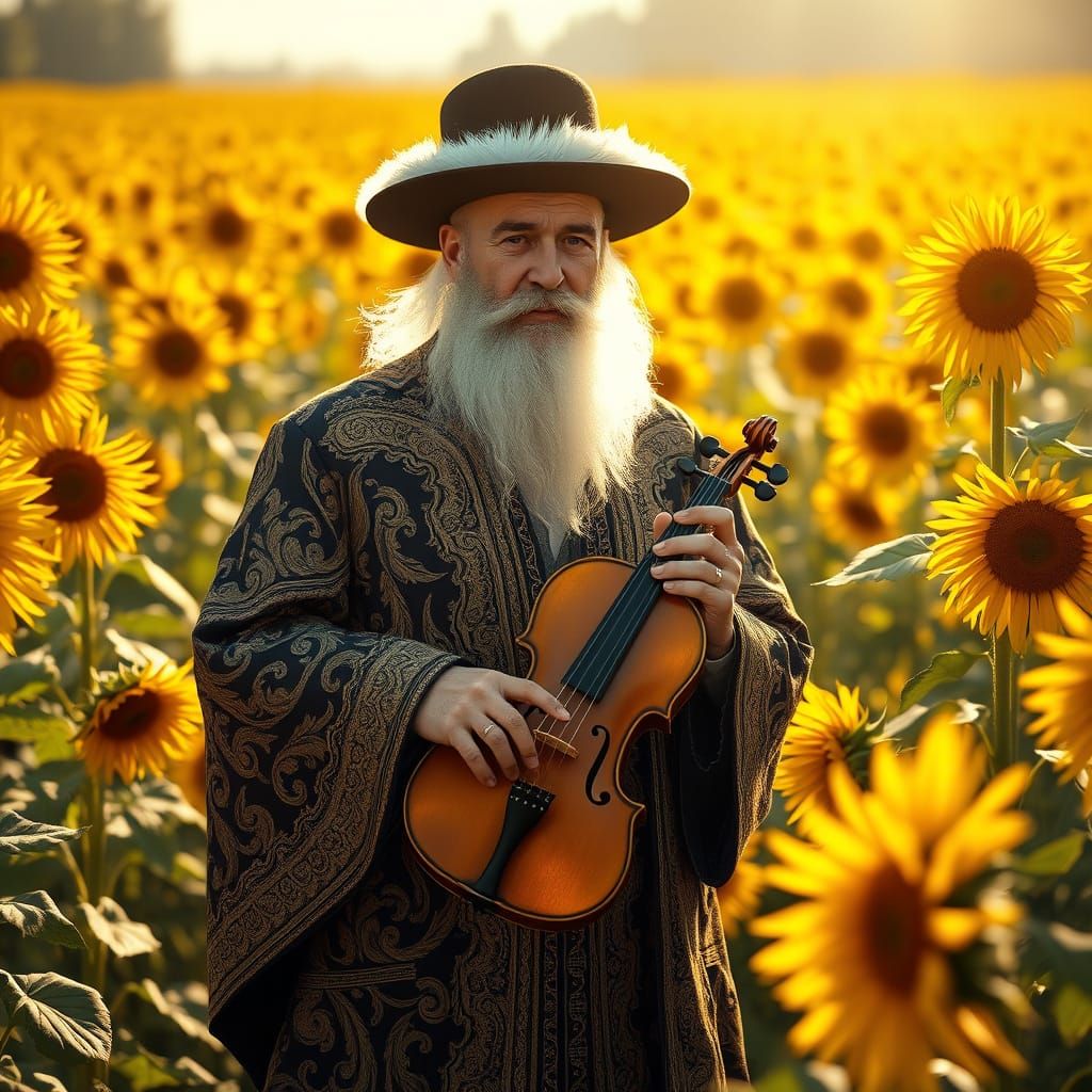 הדמות המסתורית בשדה החמניות