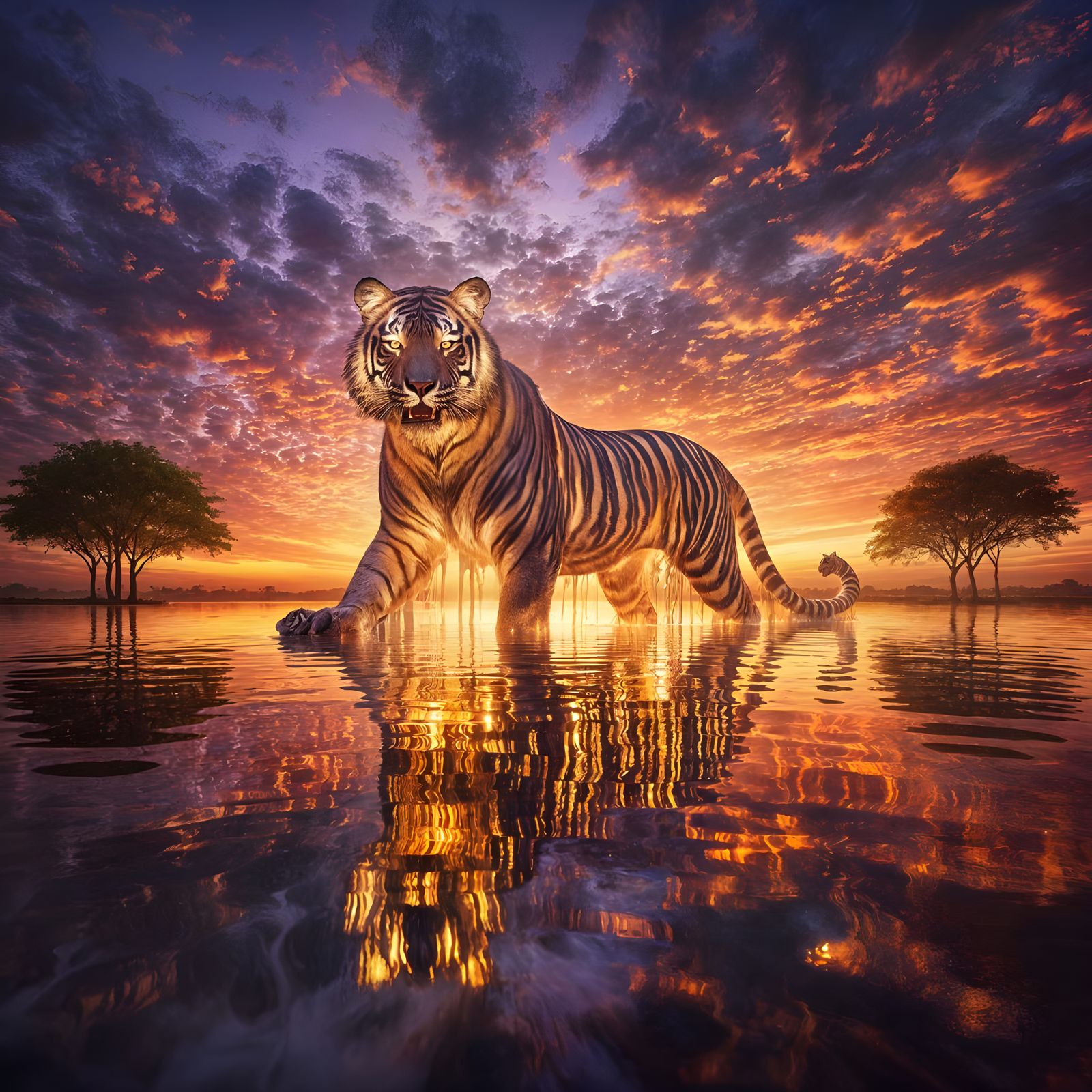 Majestic Tiger  by @Lulu