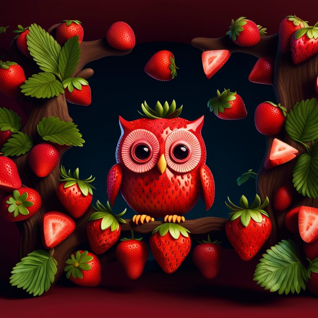 Strawberry Owl