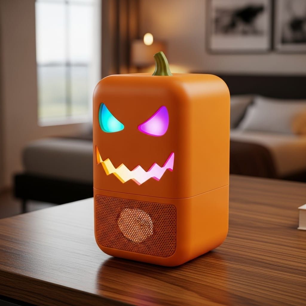 Halloween Bluetooth speaker night light.