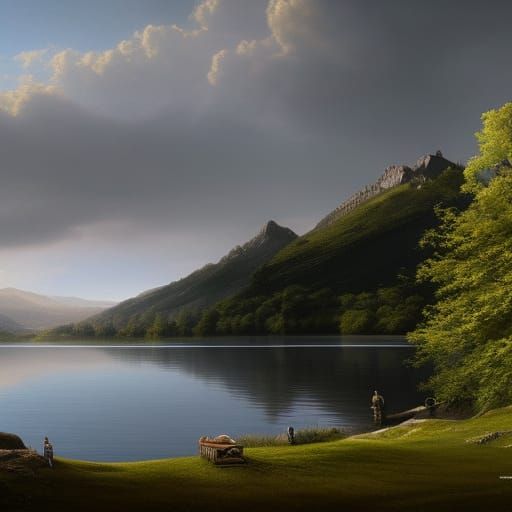 lake windermere scene