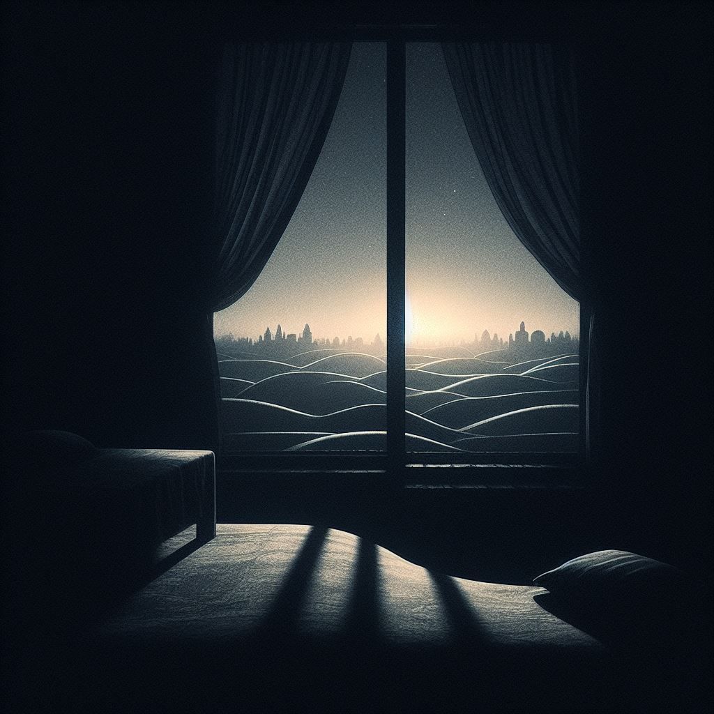 The first hint of dawn arrives like a shy guest.