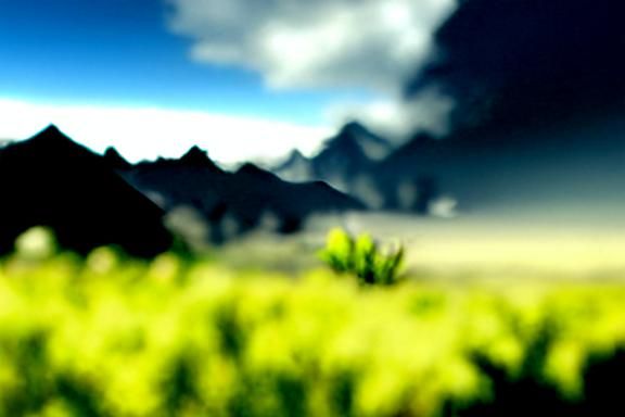 HORIZON W/ MOUNTAINS
